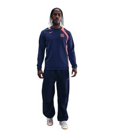 Nike FC Barcelona T90 Sweatshirt Funktionssweatshirt Herren blau