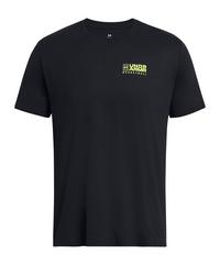 Under Armour Bball Logo Court T-Shirt Wei&szlig; Funktionsshirt Herren - schwarz