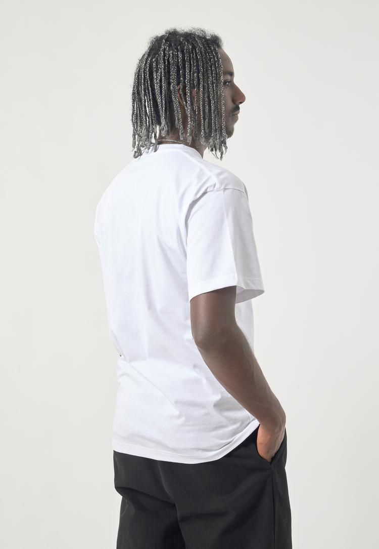 Cleptomanicx Cleptomanicx Classic Tee Scribble Gull Printshirt Herren - White - 2 | SportScheck