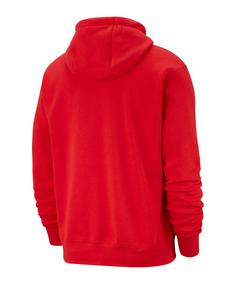 Rückansicht von Nike NSW Club Hoodie Herren university red-university red-white