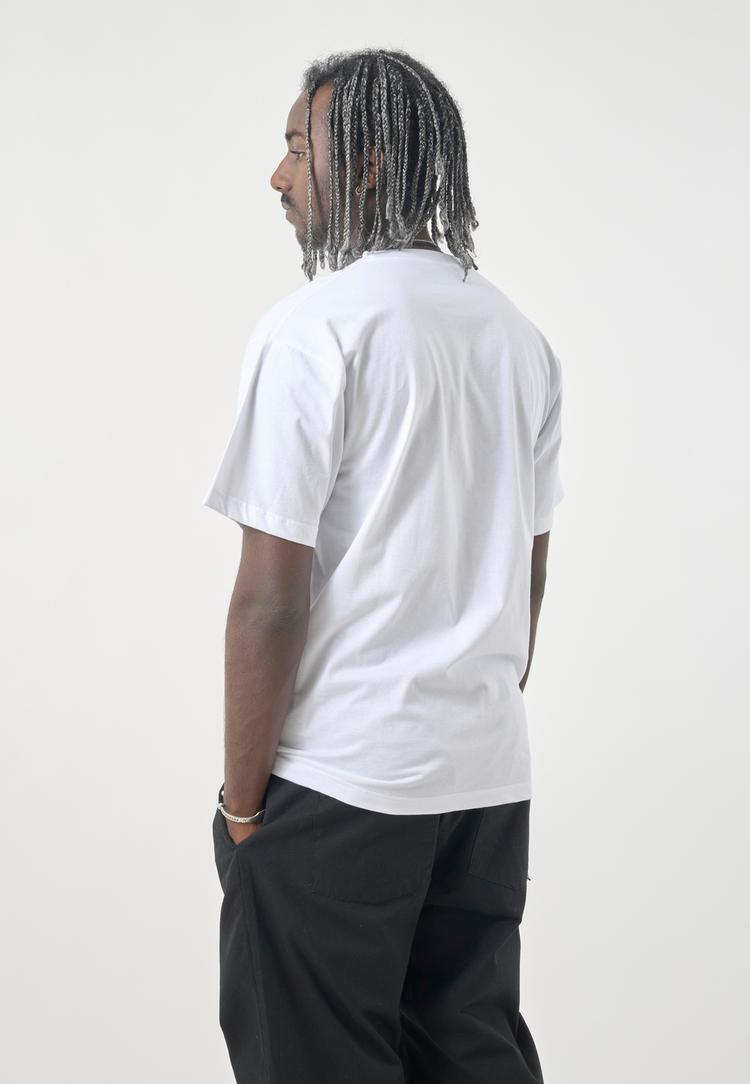 Cleptomanicx Cleptomanicx Classic Tee Worm Printshirt Herren - White - 1 | SportScheck