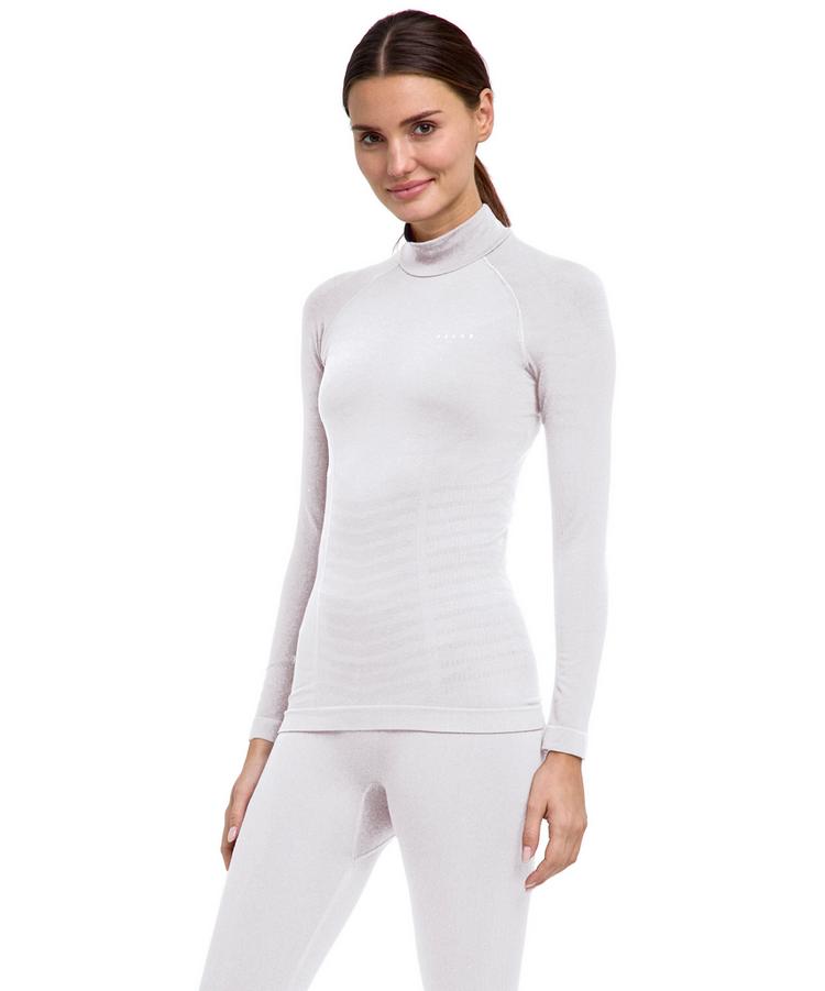 Falke Falke MW Longsleeved Shirt Turtleneck w Langarmshirt Damen - white (2860) - 0 | SportScheck