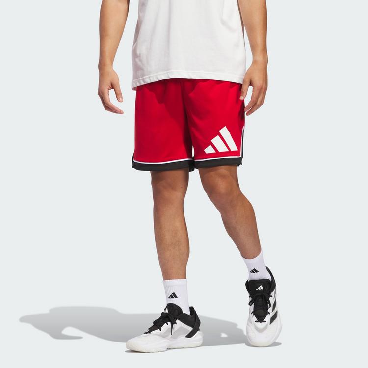 adidas adidas adidas Basketball Badge of Sport Shorts Basketball-Shorts Herren - Team Power Red / Black - 0 | SportScheck