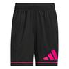 adidas adidas Basketball Badge of Sport Shorts Basketball-Shorts Herren - Black / Shock Pink