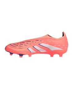 Rückansicht von adidas Predator League LL FG/MG Coral Blaze Fußballschuhe orange