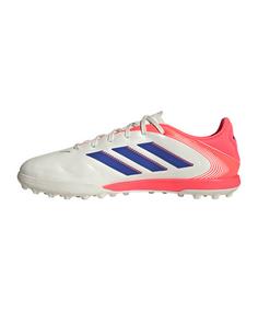 Rückansicht von adidas Copa Pure III League TF Coral Blaze Weiß Fußballschuhe weiss