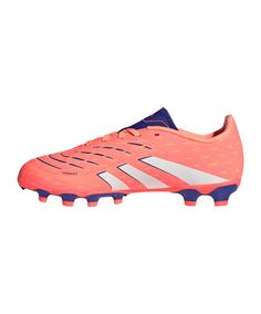 Rückansicht von adidas Predator League MG Coral Blaze Kids Fußballschuhe Kinder orange