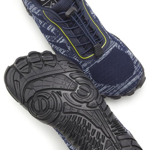 Rückansicht von John Devin Sneaker Sneaker navy gelb