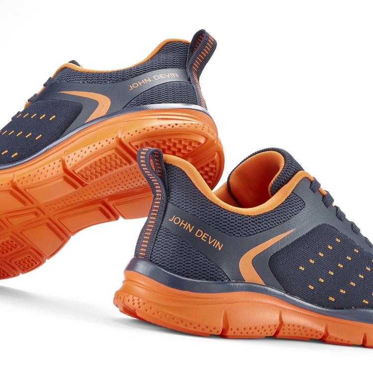 John Devin John Devin Sneaker Sneaker Herren - marine - orange - 3 | SportScheck