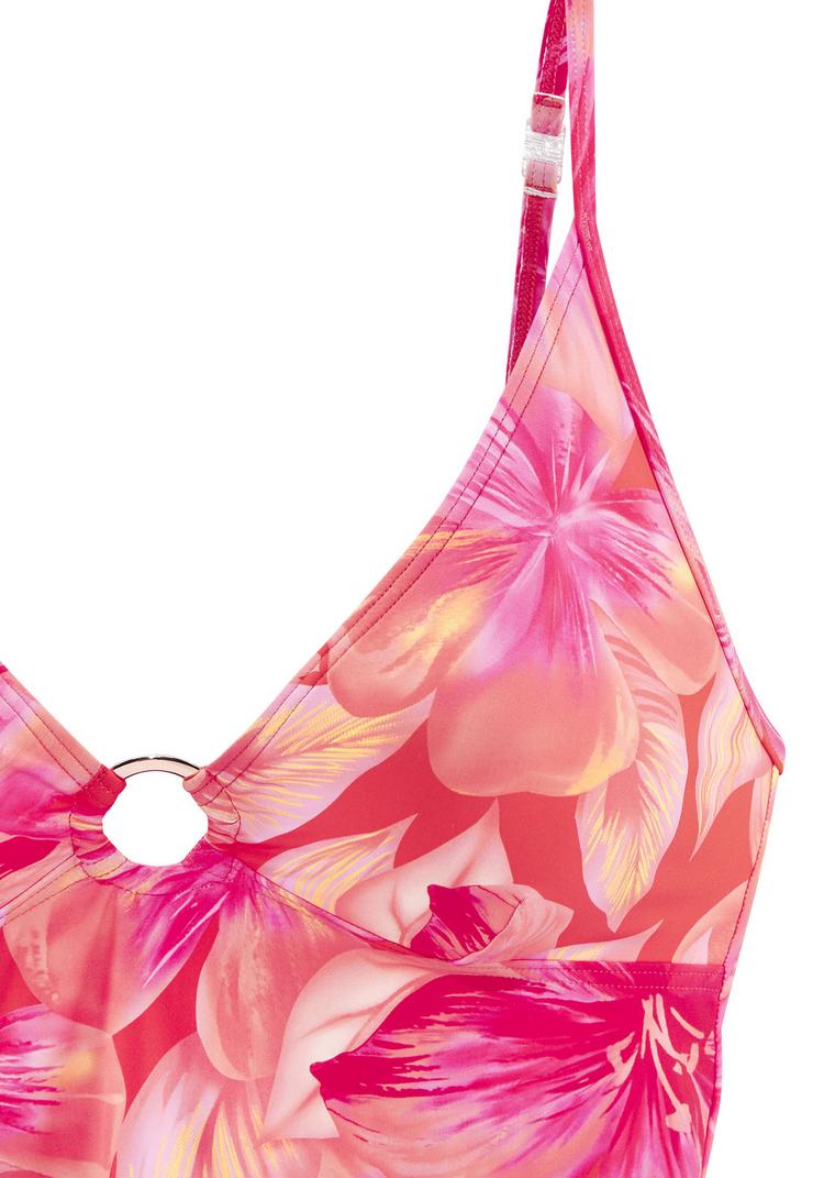 S.OLIVER S.OLIVER Tankini-Top Bikini Oberteil Damen - pfirsich bedruckt - 0 | SportScheck