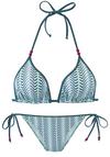 Vivance Triangel-Bikini Bikini Set Damen - blau