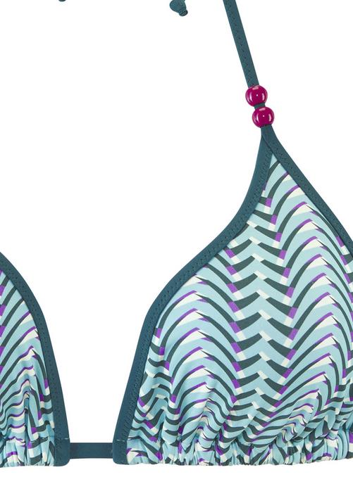 Rückansicht von Vivance Triangel-Bikini Bikini Set Damen blau