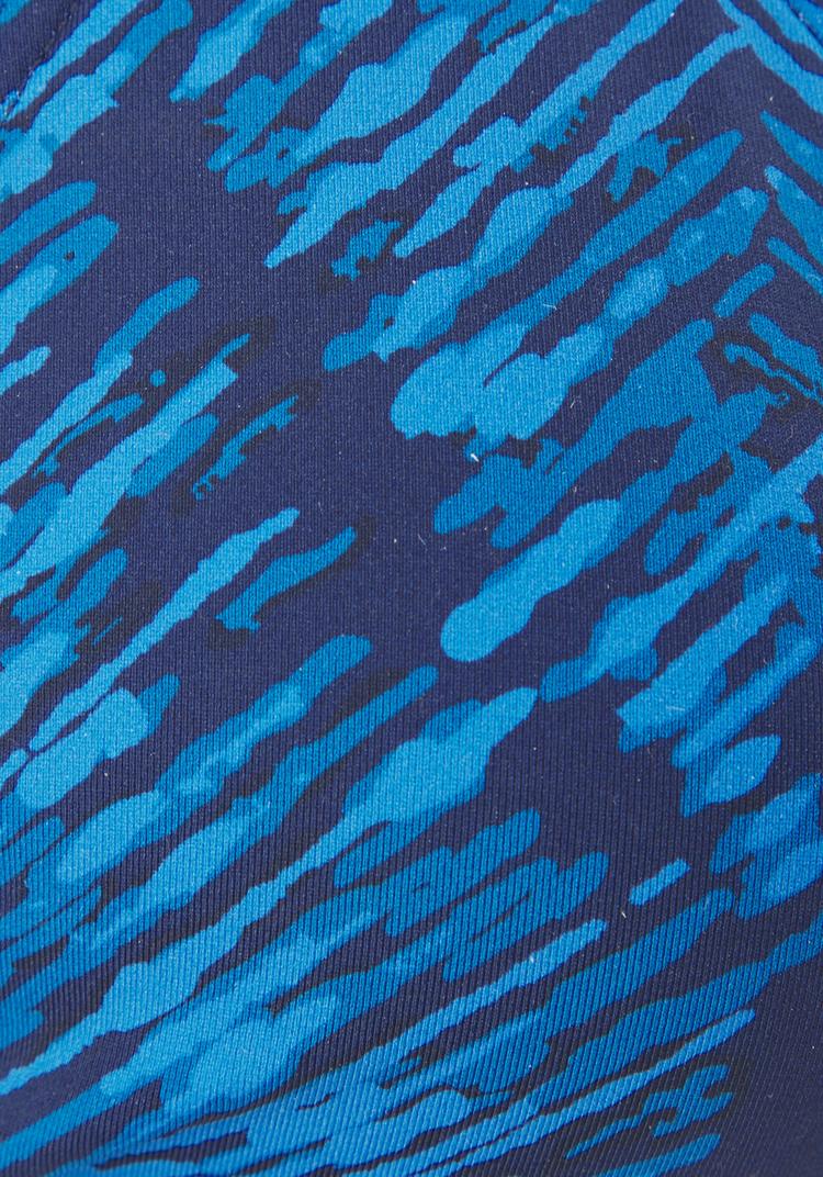 JETTE JETTE Triangel-Bikini-Top Bikini Oberteil Damen - marine bedruckt - 0 | SportScheck