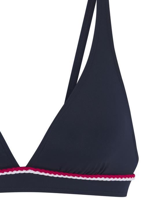 Rückansicht von S.OLIVER Triangel-Bikini-Top Bikini Oberteil Damen marine