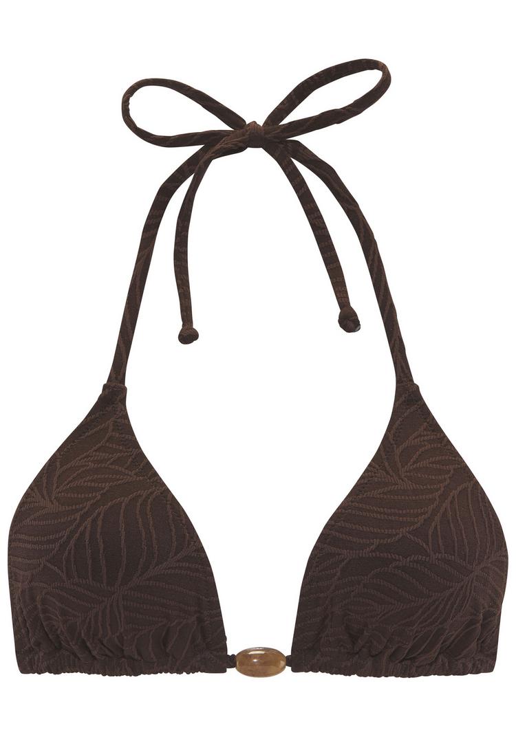 Lascana Lascana Triangel-Bikini-Top Bikini Oberteil Damen - braun - 0 | SportScheck