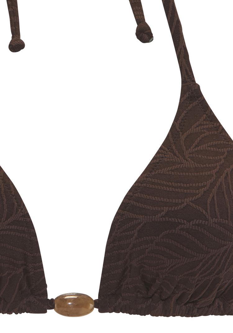 Lascana Lascana Triangel-Bikini-Top Bikini Oberteil Damen - braun - 0 | SportScheck