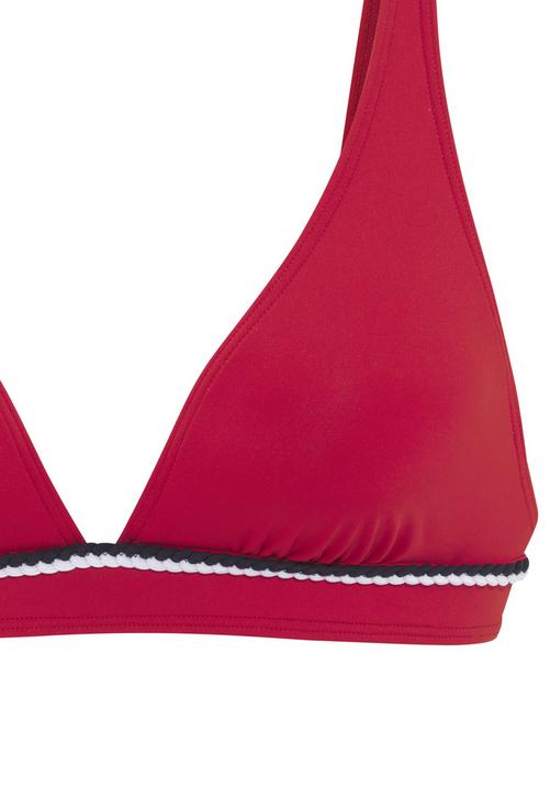 Rückansicht von S.OLIVER Triangel-Bikini-Top Bikini Oberteil Damen rot