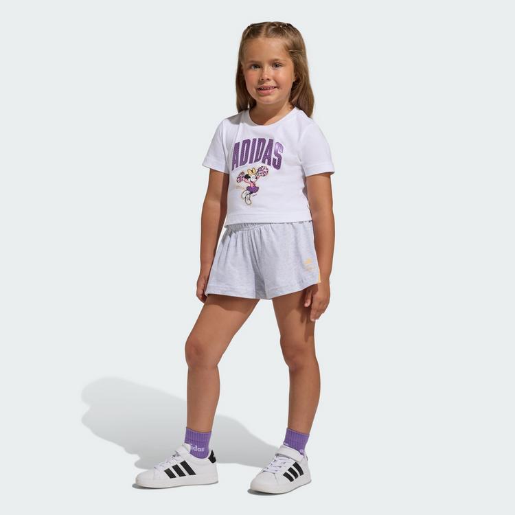 adidas adidas ADIDAS DISNEY MINNIE MOUSE T-SHIRT SET Trainingsanzug Kinder - White / Semi Ice Tangerine - 0 | SportScheck