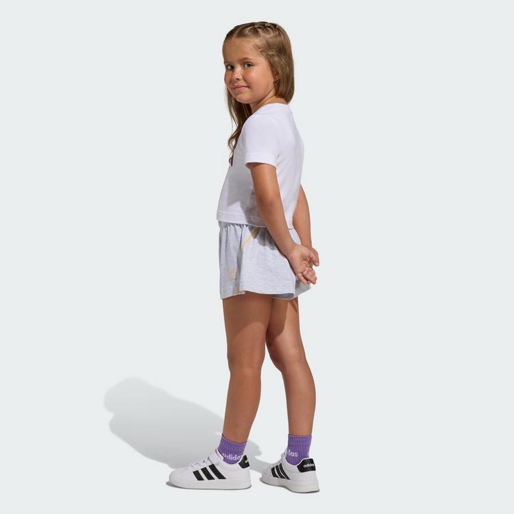 adidas adidas ADIDAS DISNEY MINNIE MOUSE T-SHIRT SET Trainingsanzug Kinder - White / Semi Ice Tangerine - 1 | SportScheck