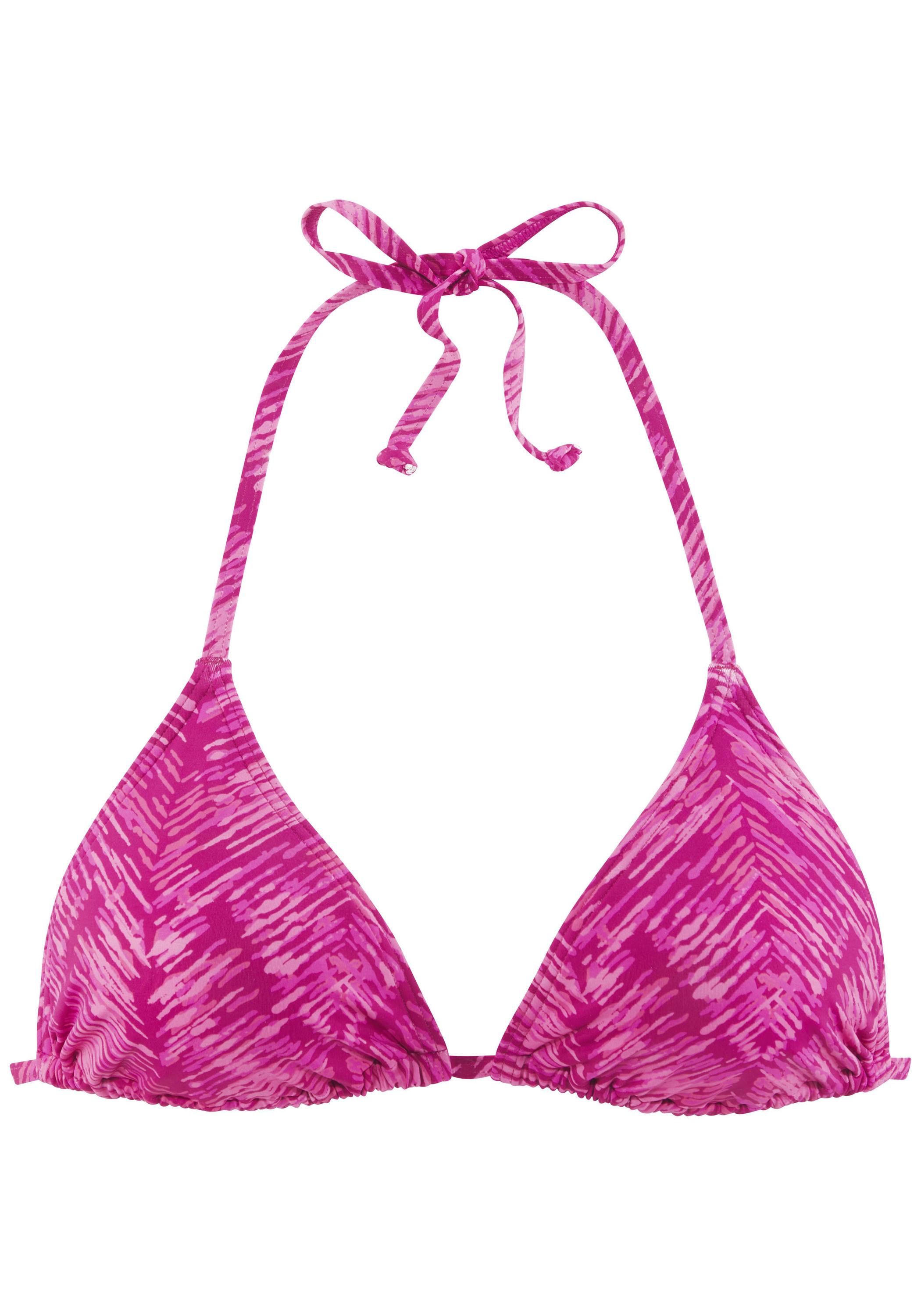 JETTE Triangel-Bikini-Top Bikini Oberteil Damen - beere