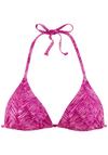 JETTE Triangel-Bikini-Top Bikini Oberteil Damen - beere
