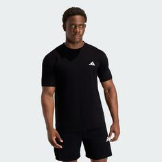 Rückansicht von adidas WORKOUT ESSENTIALS FEELREADY T-SHIRT Funktionsshirt Herren Black