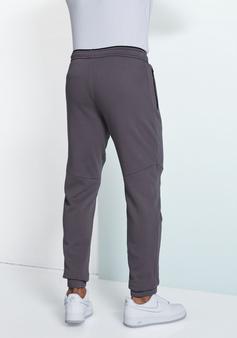 Rückansicht von John Devin Sweathose Sweathose Herren dunkelgrau