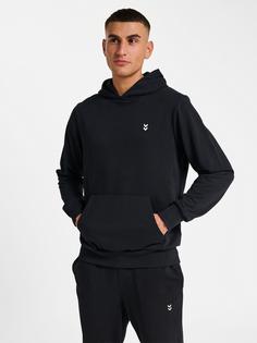 Rückansicht von hummel hmlPULSE SWEAT HOODIE Hoodie Herren BLACK