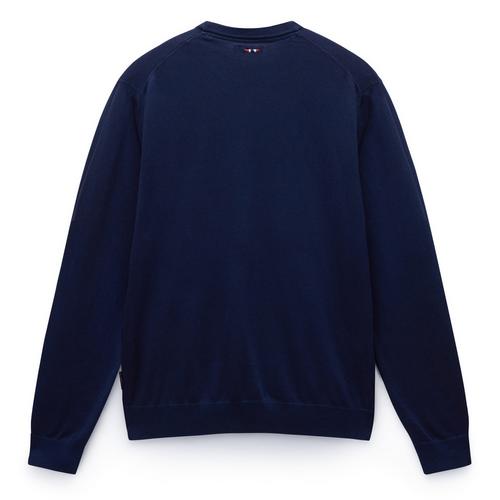 Rückansicht von Napapijri Strickpullover Strickpullover Herren Dunkelblau