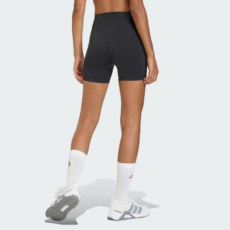 adidas adidas Optime Essentials Workout kurze Leggings Tights Damen - Black - 1 | SportScheck
