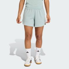 Rückansicht von adidas Pacer Workout Waffle Shorts Funktionsshorts Damen Wonder Sage