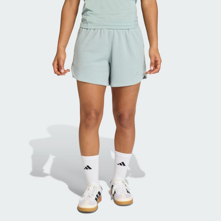 adidas adidas Pacer Workout Waffle Shorts Funktionsshorts Damen - Wonder Sage - 0 | SportScheck