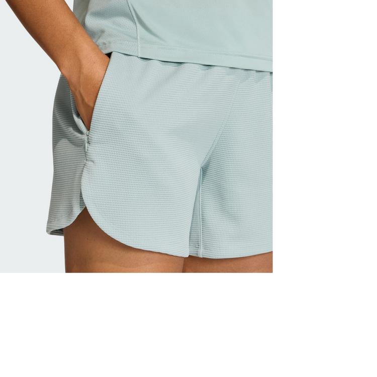 adidas adidas Pacer Workout Waffle Shorts Funktionsshorts Damen - Wonder Sage - 1 | SportScheck