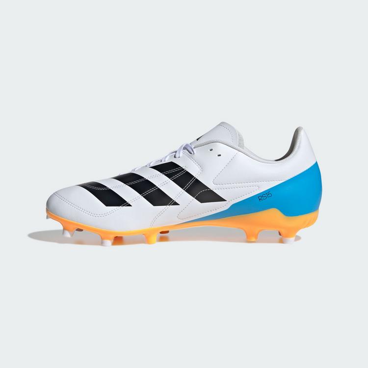 adidas adidas RS15 FG Rugbyschuh Rugbyschuhe Herren - Cloud White / Lucid Aquamarine / Lucid Tangerine - 4 | SportScheck