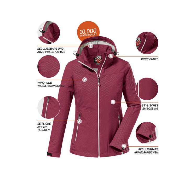 KILLTEC KILLTEC KOS 176 Softshelljacke Damen - Bordeaux - 1 | SportScheck