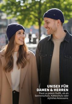 Rückansicht von Reusch Fisherman Beanie Skimütze 4517 night sky