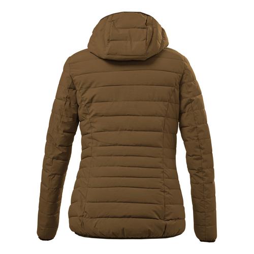 Rückansicht von G.I.G.A. DX by killtec Uyaka Softshelljacke Damen Hellbraun