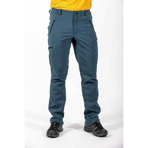 Rückansicht von Maul Sport Nebelhorn REC Softshellhose Herren Kristallblau