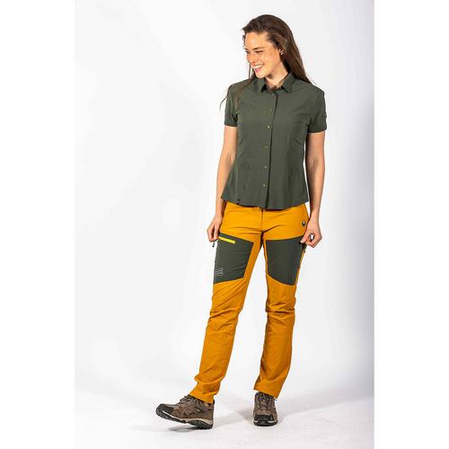 Rückansicht von Maul Sport Astoria Trekkinghose Damen Senf