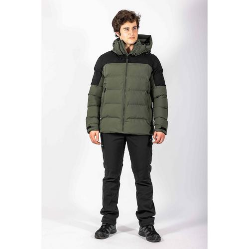 Rückansicht von Maul Sport Garmisch Outdoorjacke Herren Tannengrün