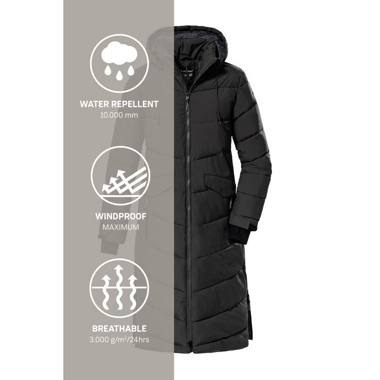 KILLTEC KILLTEC KOW 62 Funktionsmantel Damen - Schwarz - 4 | SportScheck