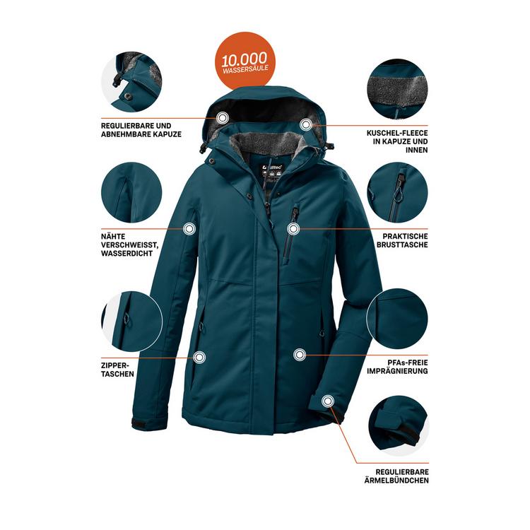 KILLTEC KILLTEC KOW 140 Softshelljacke Damen - Marine - 1 | SportScheck