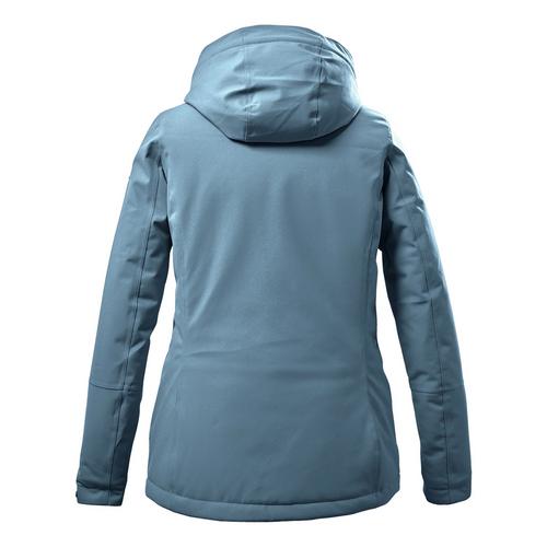 Rückansicht von KILLTEC KOW 140 Softshelljacke Damen Rauchblau