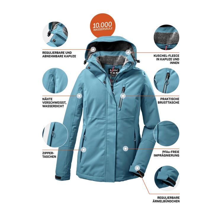 KILLTEC KILLTEC KOW 140 Softshelljacke Damen - Rauchblau - 1 | SportScheck