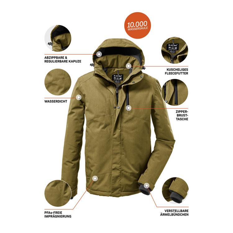 KILLTEC KILLTEC KOW 161 Funktionsjacke Herren - Gr&uuml;n2031 - 3 | SportScheck