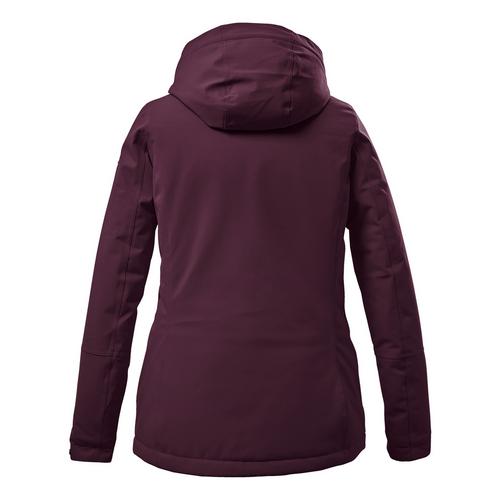 Rückansicht von KILLTEC KOW 140 Softshelljacke Damen Pflaume4410