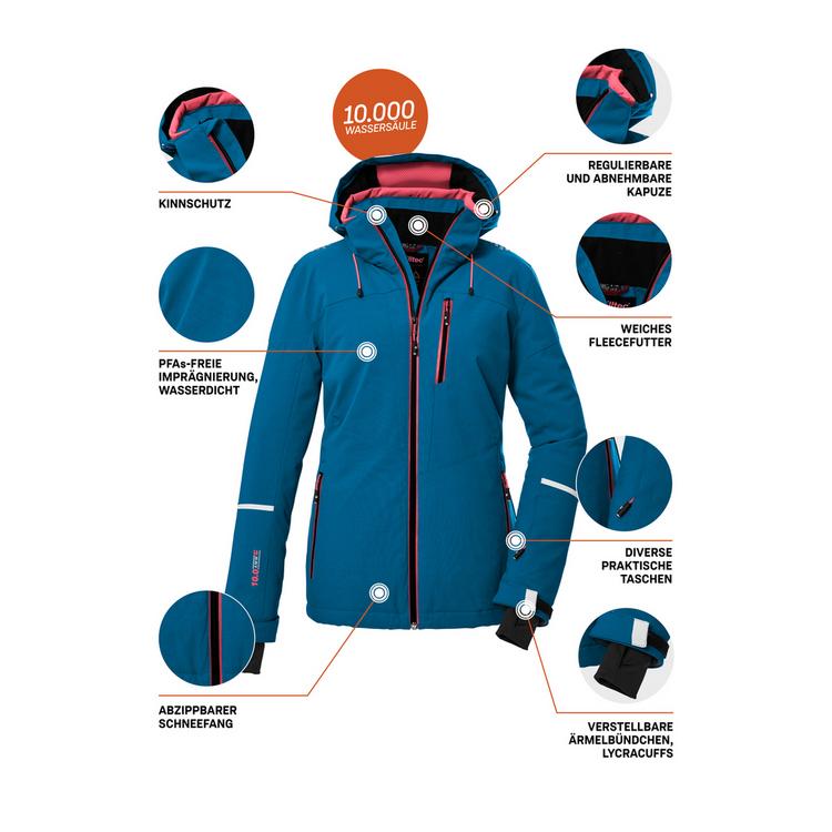 KILLTEC KILLTEC KSW 81 Skijacke Damen - Blau3048 - 3 | SportScheck