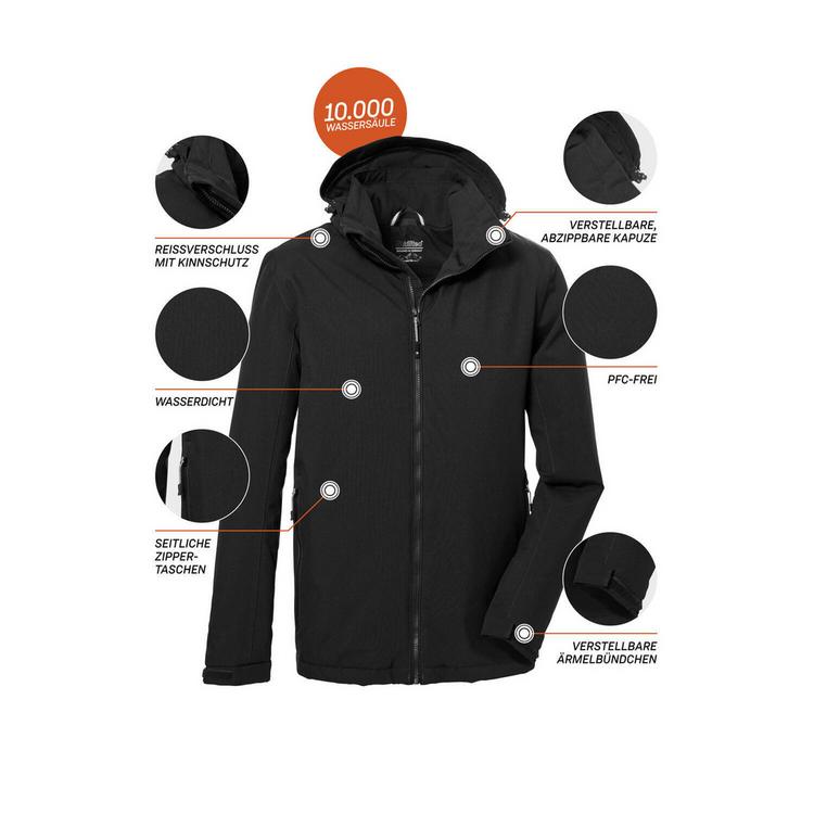 KILLTEC KILLTEC KOW 22 Funktionsjacke Herren - Schwarz0110 - 3 | SportScheck
