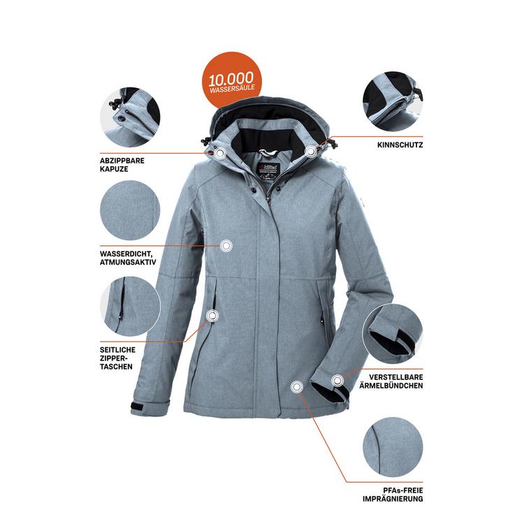 KILLTEC KILLTEC KOW 37 Funktionsjacke Damen - Grau0613 - 3 | SportScheck