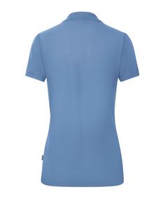 Rückansicht von JAKO Organic Poloshirt Damen Poloshirt Damen blaublau